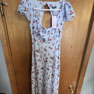 Wild Fable Blue Floral Dress